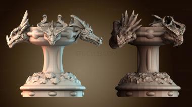 3D мадэль Фонтан «Голова дракона» (STL)