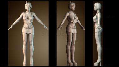 3D model Devil girl (STL)