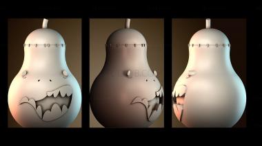 3D model Zombie pear (STL)
