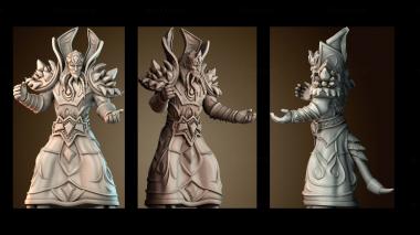 3D model Draenei Frost Mage (STL)