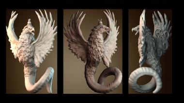 3D model Snake-tailed eagle (STL)