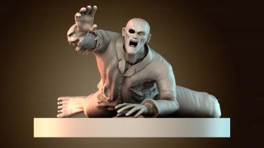 3D model Zombies are crawling on the ground (STL)