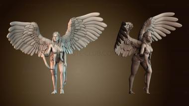 3D model Winged goddess (STL)