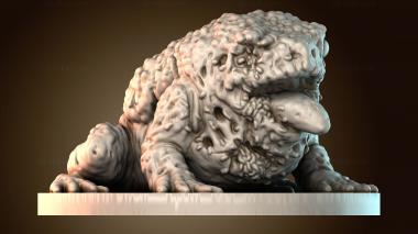 3D мадэль Жаба зомби (STL)