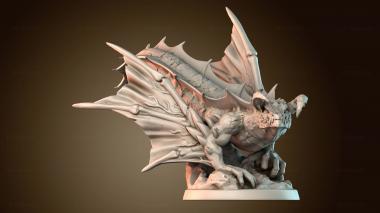 3D model Crawling dragon (STL)