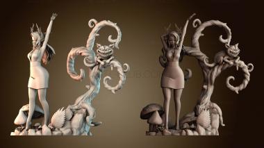 3D model Girl wearing a birthday dress (STL)