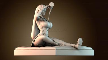 3D model Tifa drunk (STL)