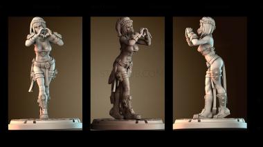 3D мадэль Девочка празднует Рождество (STL)