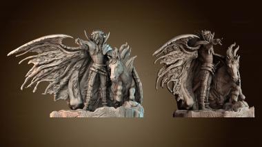 3D model Alucard and the horse (STL)