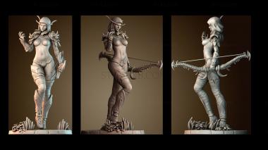 3D model Sylvanas Bolvar (STL)