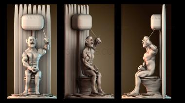 3D model troll-on-toil (STL)