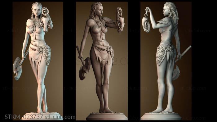 Статуэтки герои, монстры и демоны Warrior Goddess Statue