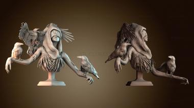 3D model Birds And Veil Sculpture (STL)
