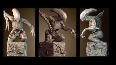 3D model Alien statuette (STL)