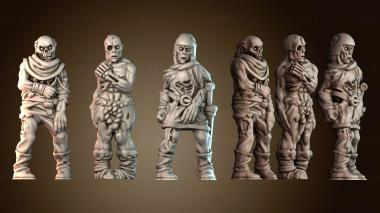 3D model Zombie Figurines Display (STL)