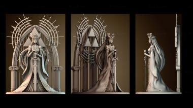 3D model Queen Zelda (STL)