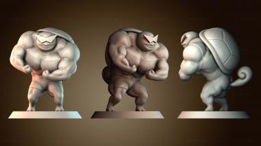 3D model Ultra swole Squirtle (STL)