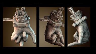 3D model Severed Deadpool hand Griffin (STL)