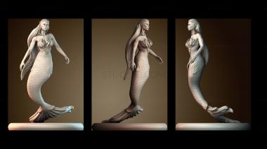 3D мадэль Русалка (STL)