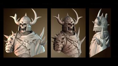 3D model Razduun - Undead Lord (STL)