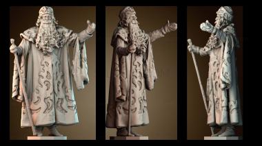 3D model Santa Claus (STL)