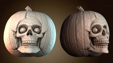 3D model Pumpkin Skull (STL)