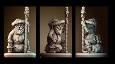 3D model Santa Wizard (STL)