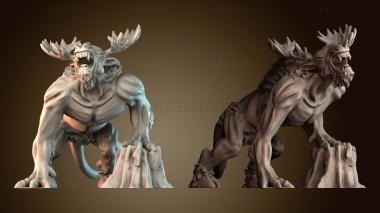 3D model Fantasy forest beast (STL)