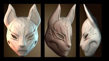3D model Mystical Wolf Mask (STL)