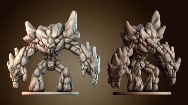 3D модель Элементаль земли (STL)