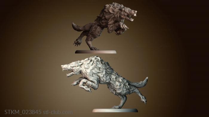 Статуэтки герои, монстры и демоны Dire Wolf