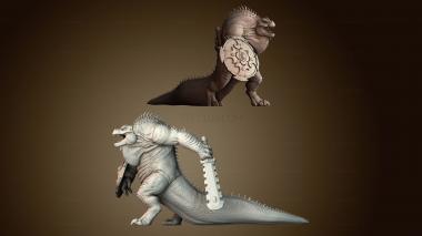 3D мадэль Бендави защитник из армии науаков — битвы при Валерне (STL)