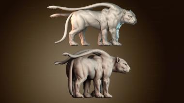 3D model Displaced Beast (STL)