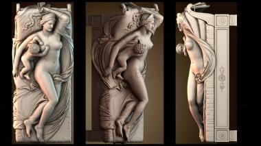 3D мадэль Юнона с младенцем Геркулесом (STL)