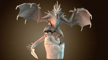 3D модель Ледяной дракон Скайрима (STL)