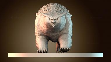 3D мадэль Бегущие совомедведи (STL)