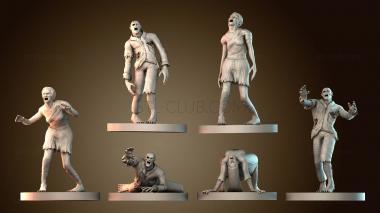 3D model Zombies (STL)