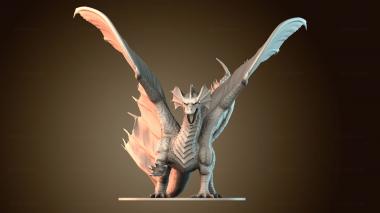 3D мадэль Латунный дракон (STL)