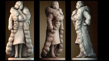 3D model Mrs Peacock (STL)