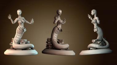 3D model Snake Mage (STL)