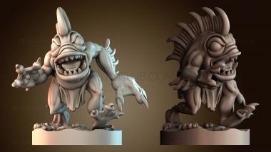 3D model Fish Man - Runner (STL)