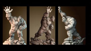 3D model Crazy Hulk (STL)