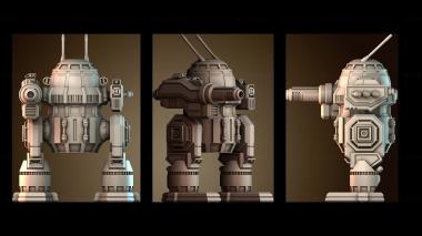 3D model Robotic Combat Module (STL)