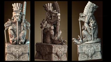 3D model Ancient Warrior Statue (STL)