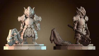 3D model Dragon Knight (STL)