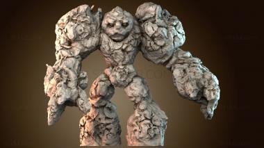 3D model Stone golem elemental (STL)