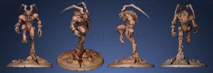 Ifrit Final Fantasy VIII 3D  Miniature