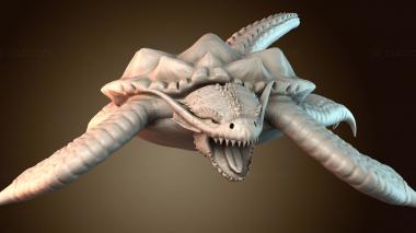 3D model Dragon Turtle (STL)