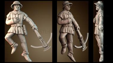 3D model Crossbow man corpse (STL)