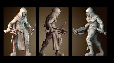 3D model Dread Elf Blood Cloak (STL)